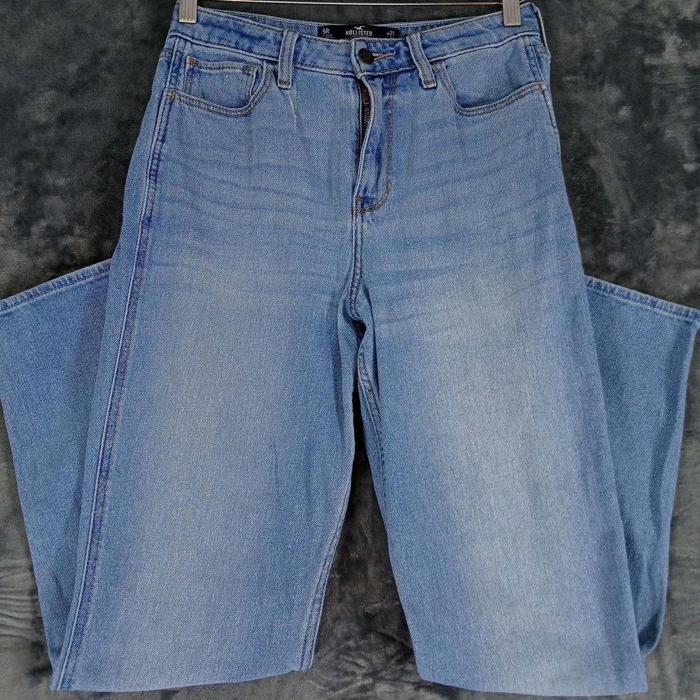 Hollister Jeans Womens 26x28x11 Blue Denim Ultra High-Rise Mom Vintage‎ Stretch